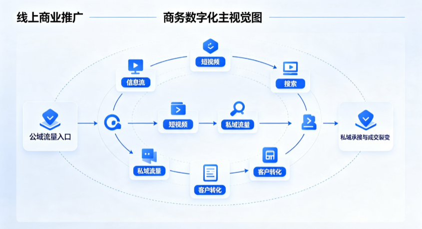 鞍山线上商业推广怎么做？全域流量闭环搭建与低成本转化实战指南
